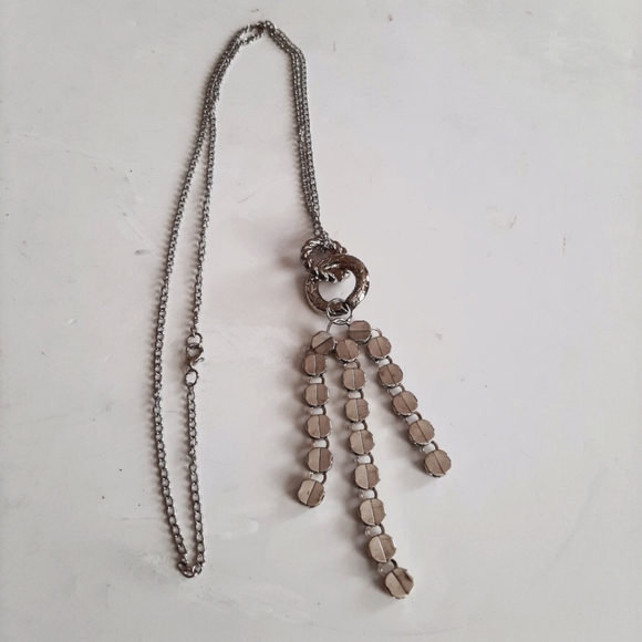 💚SALE 3 for $30 💚 Silver Statement   Ladies Necklace - Picture 4 of 4